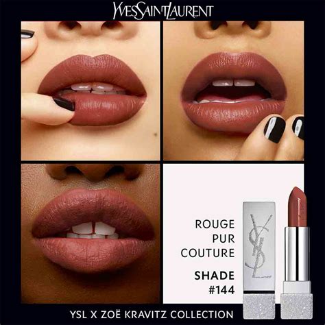 ysl rouge pur couture zoe kravitz